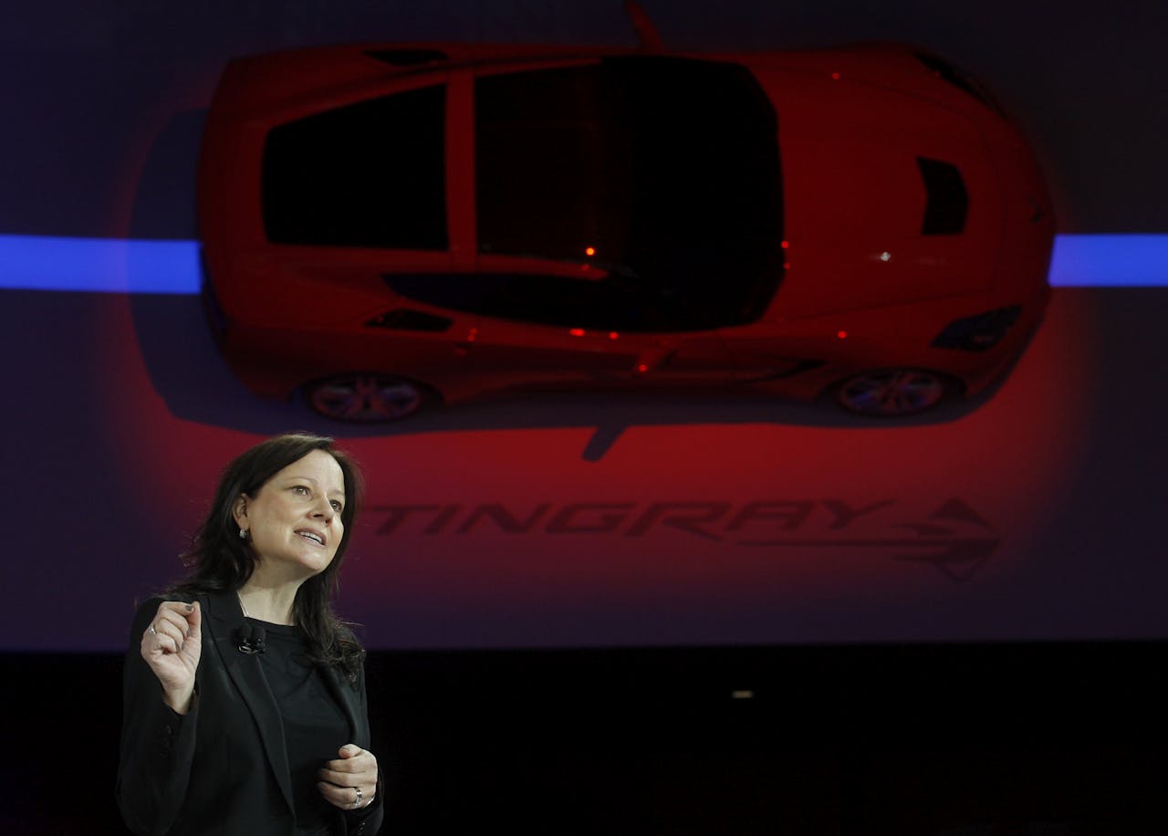 De nieuwe ceo van General Motors, Mary Barra.
